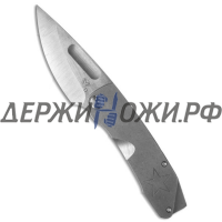 Нож General Stonewashed D2 Blade Tumbled Titanium Handle Medford складной MF/General Tb-Tb 